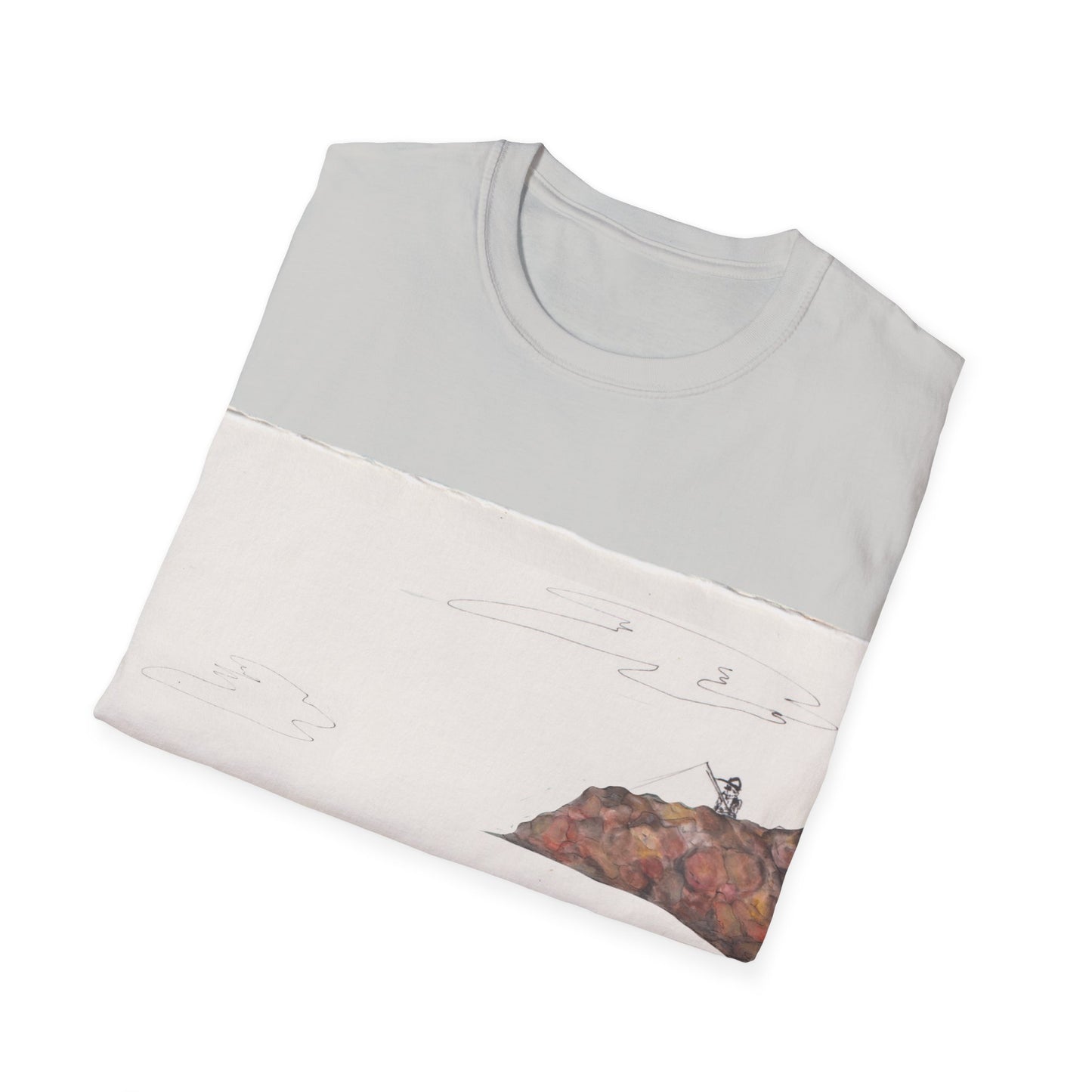 Ocean Lanscape "on the rocks" T-shirt | "Surrounds" Landscape collection | LittleLinesdesigns