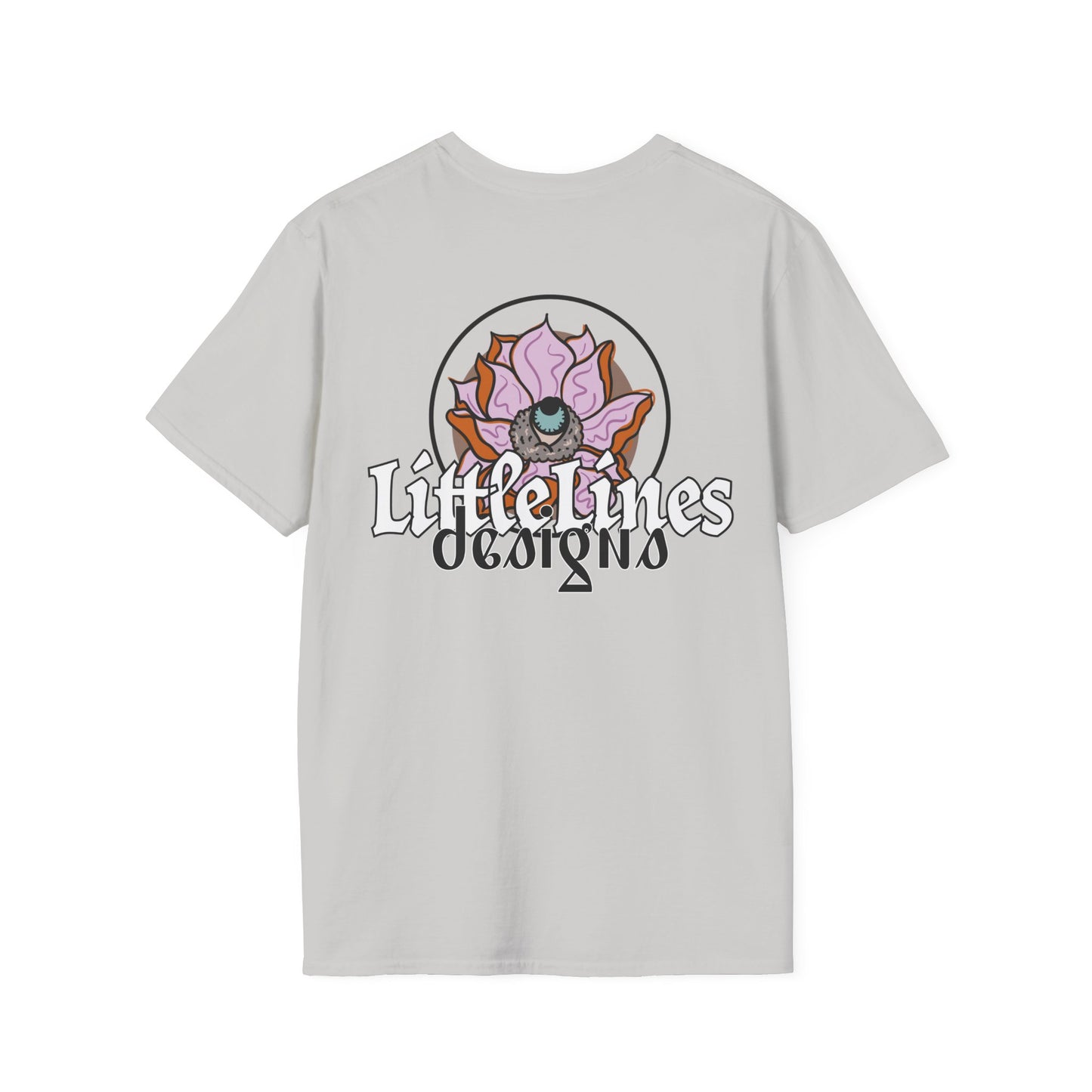 Artist wear T-shirt | Lotus Flower design | LittleLinesdesigns