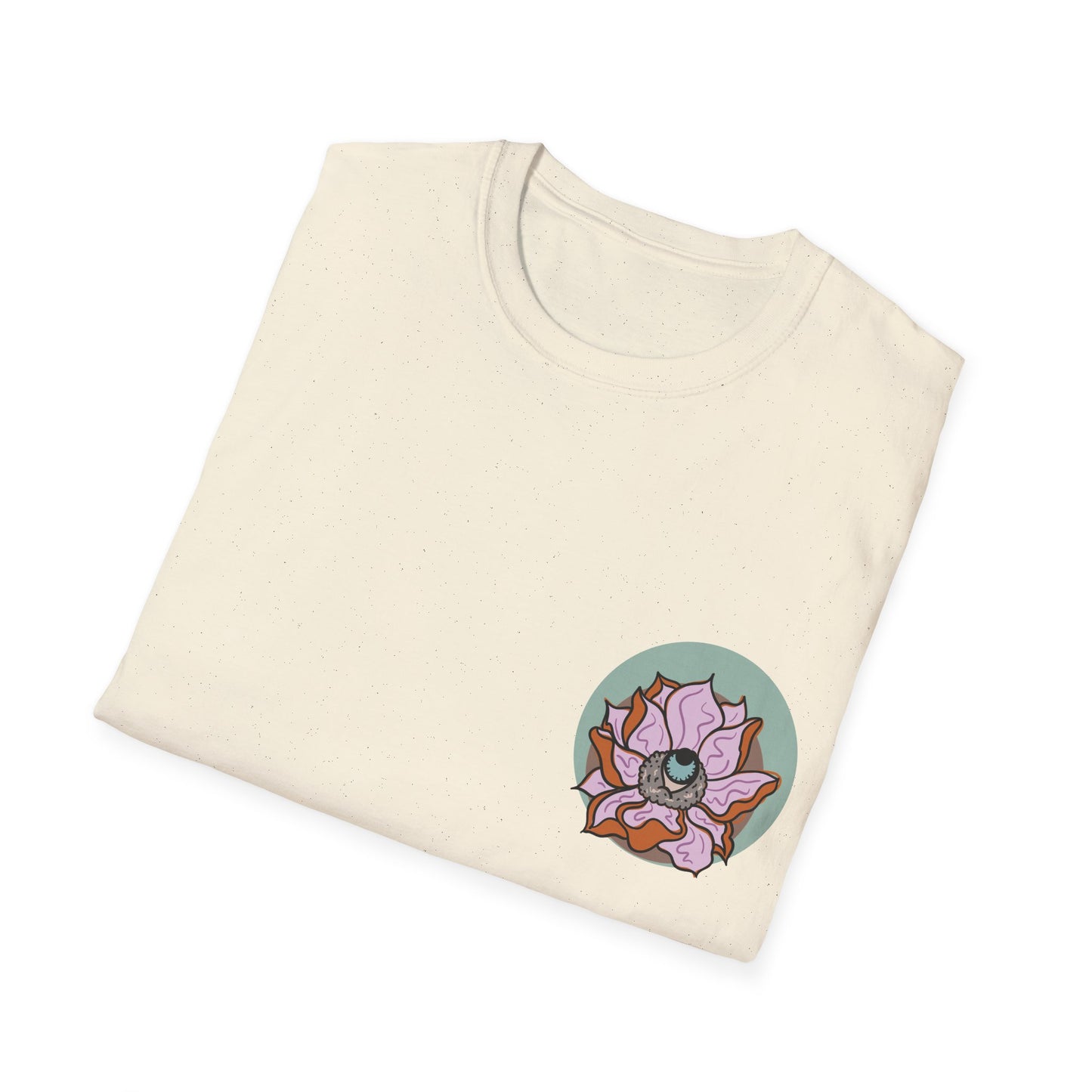 | LittleLinesdesigns | Lotus Flower Graphic softstyle tee