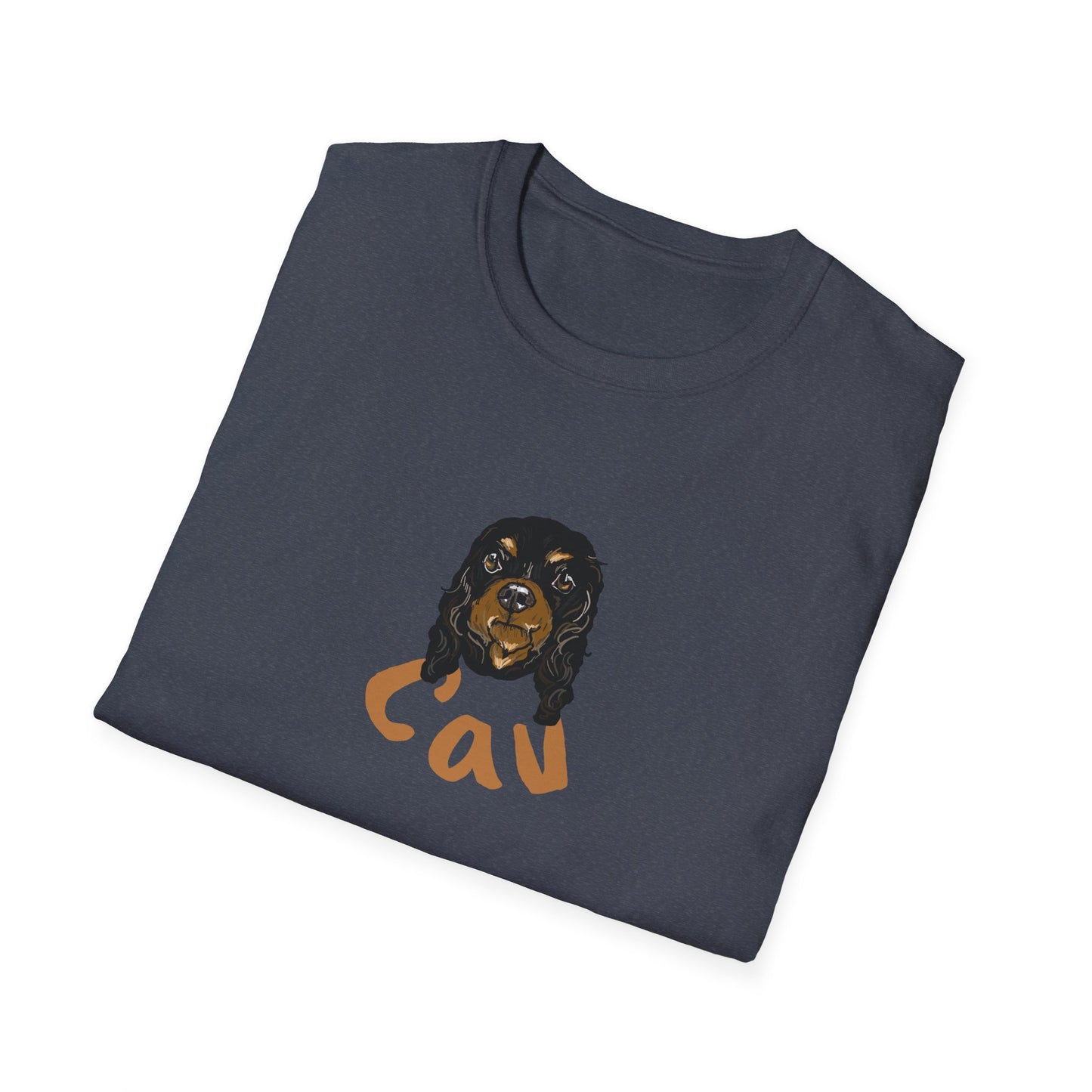 Cavalier font Pet T-Shirt | Dog art | LittleLinesdesigns