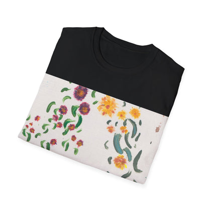 Hand painted "with the rocks" ocean T-Shirt | "Surrounds" Lanscape Floral collection | LittleLiinesdesigns