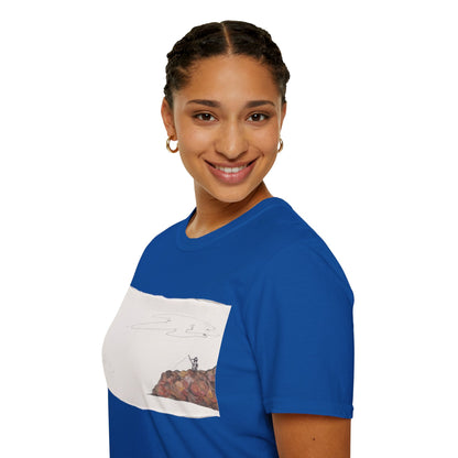 Ocean Lanscape "on the rocks" T-shirt | "Surrounds" Landscape collection | LittleLinesdesigns
