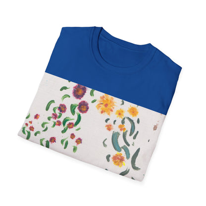 Hand painted "with the rocks" ocean T-Shirt | "Surrounds" Lanscape Floral collection | LittleLiinesdesigns