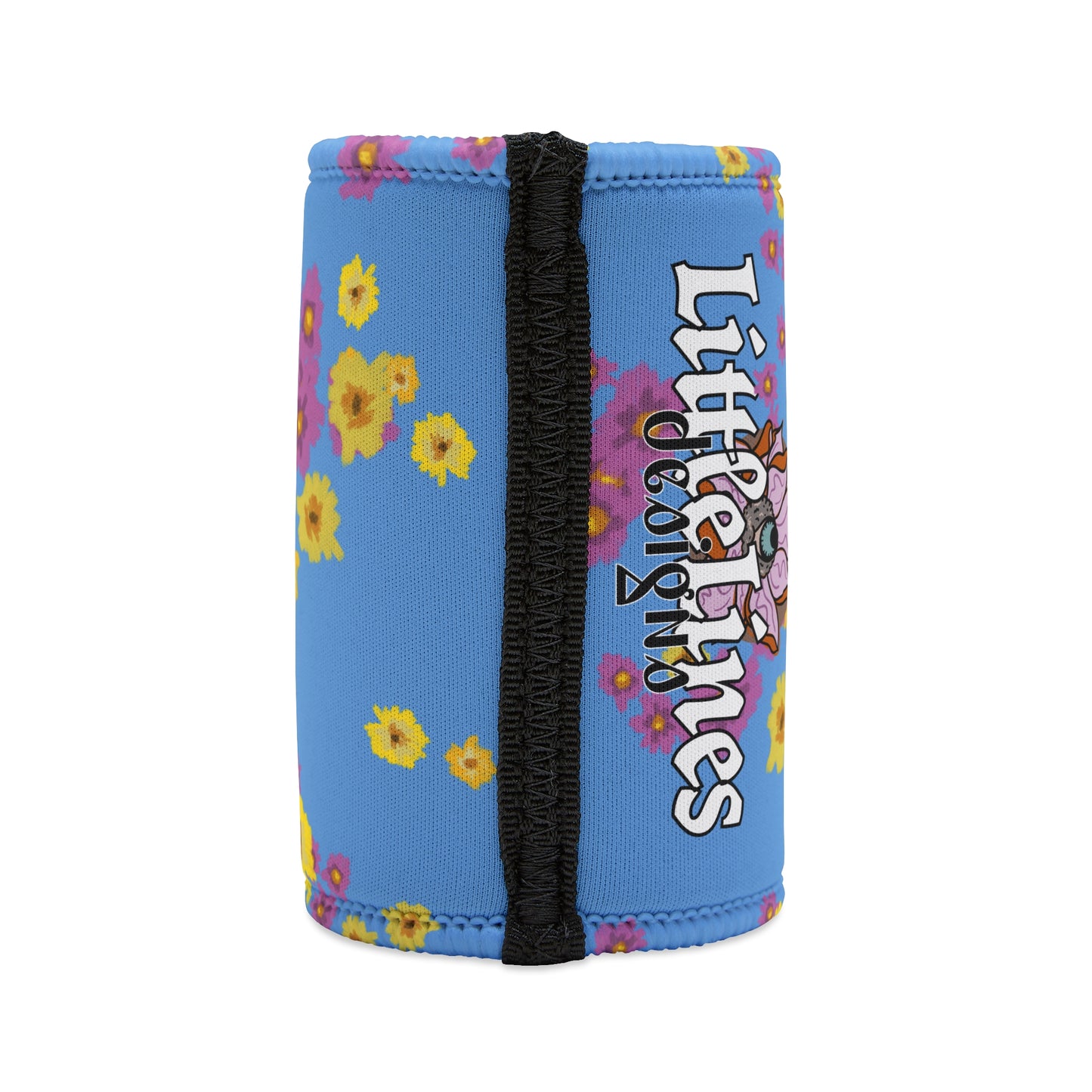Corgi Dog Stubby cooler | Budstubs Floral collection | LittleLinesdesigns