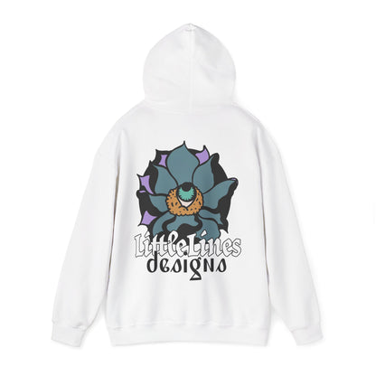 LittleLinesdesigns warmth | Colorful Floral Graphic Hoodie