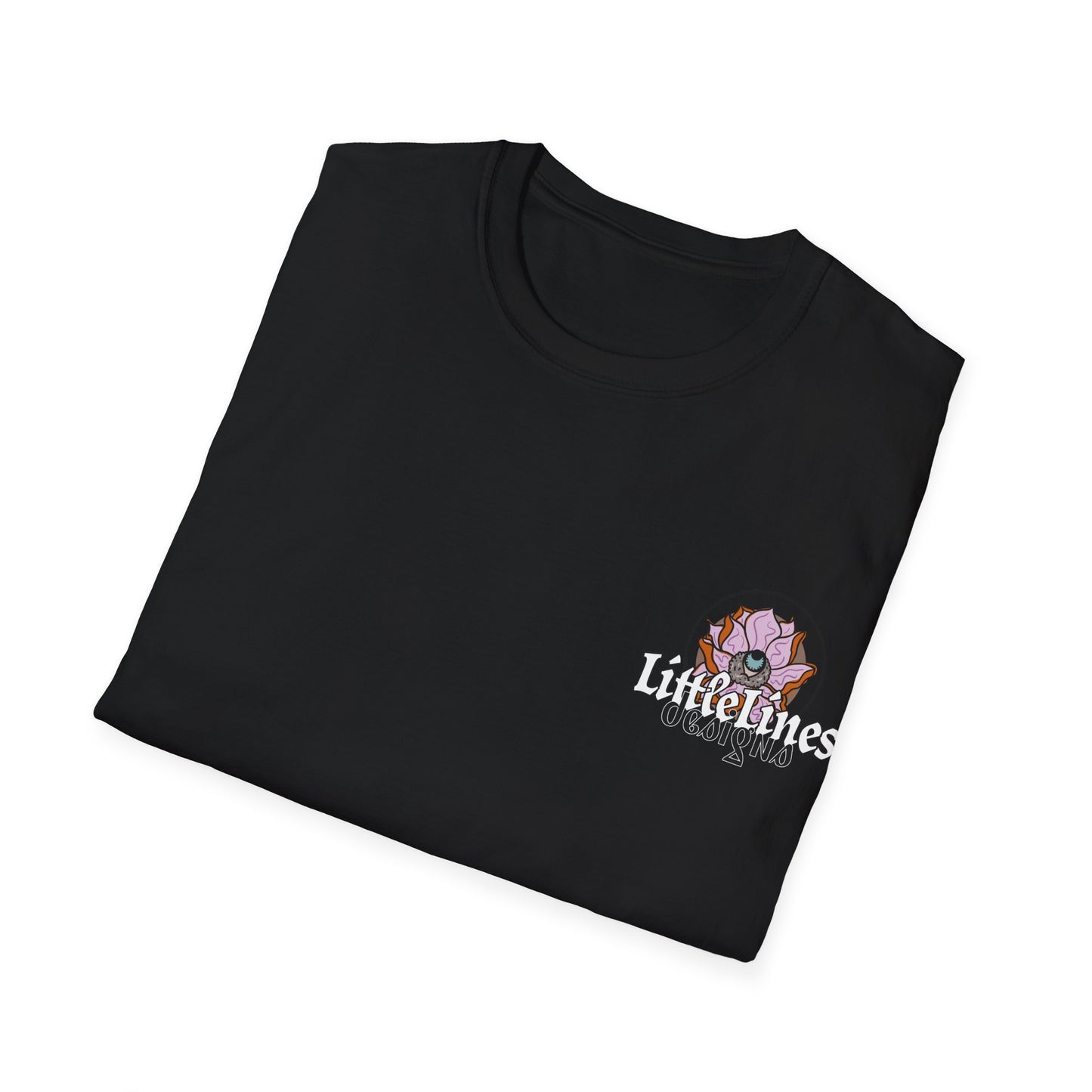 Artist wear T-shirt | Lotus Flower design | LittleLinesdesigns