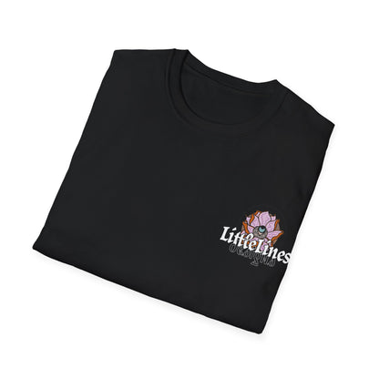 Artist wear T-shirt | Lotus Flower design | LittleLinesdesigns