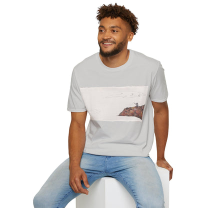 Ocean Lanscape "on the rocks" T-shirt | "Surrounds" Landscape collection | LittleLinesdesigns