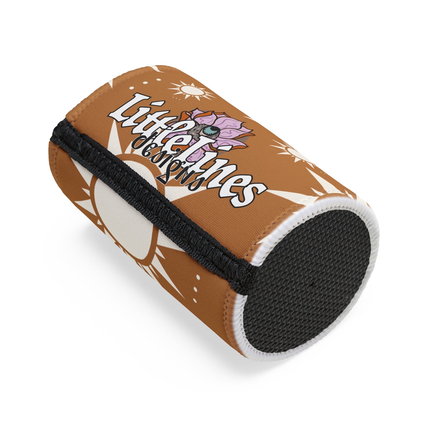 German Shephard Dog Stubby cooler | Budstubs Floral collection | LittleLinesdesigns