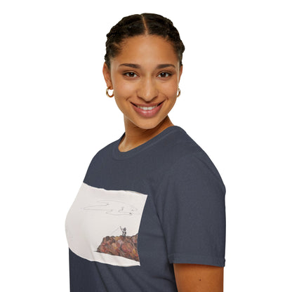 Ocean Lanscape "on the rocks" T-shirt | "Surrounds" Landscape collection | LittleLinesdesigns