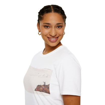 Ocean Lanscape "on the rocks" T-shirt | "Surrounds" Landscape collection | LittleLinesdesigns