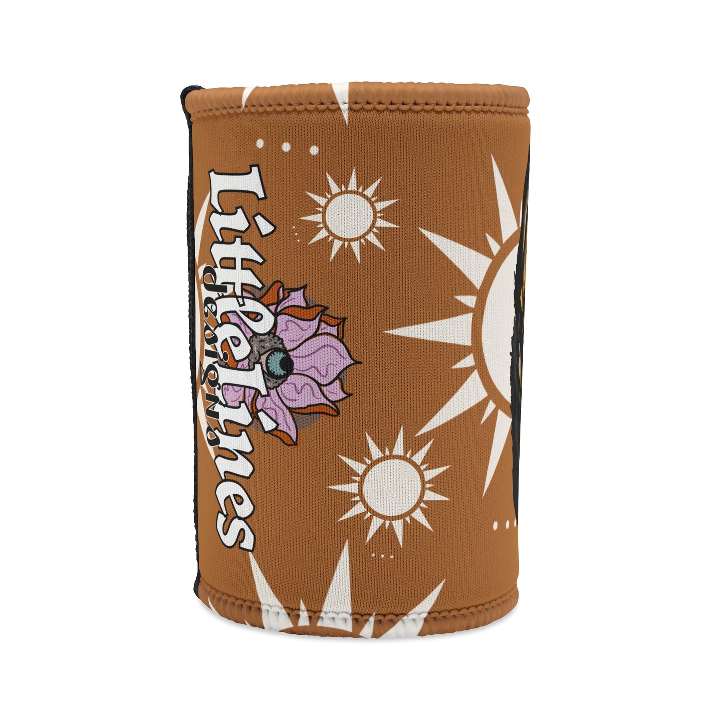 German Shephard Dog Stubby cooler | Budstubs Floral collection | LittleLinesdesigns