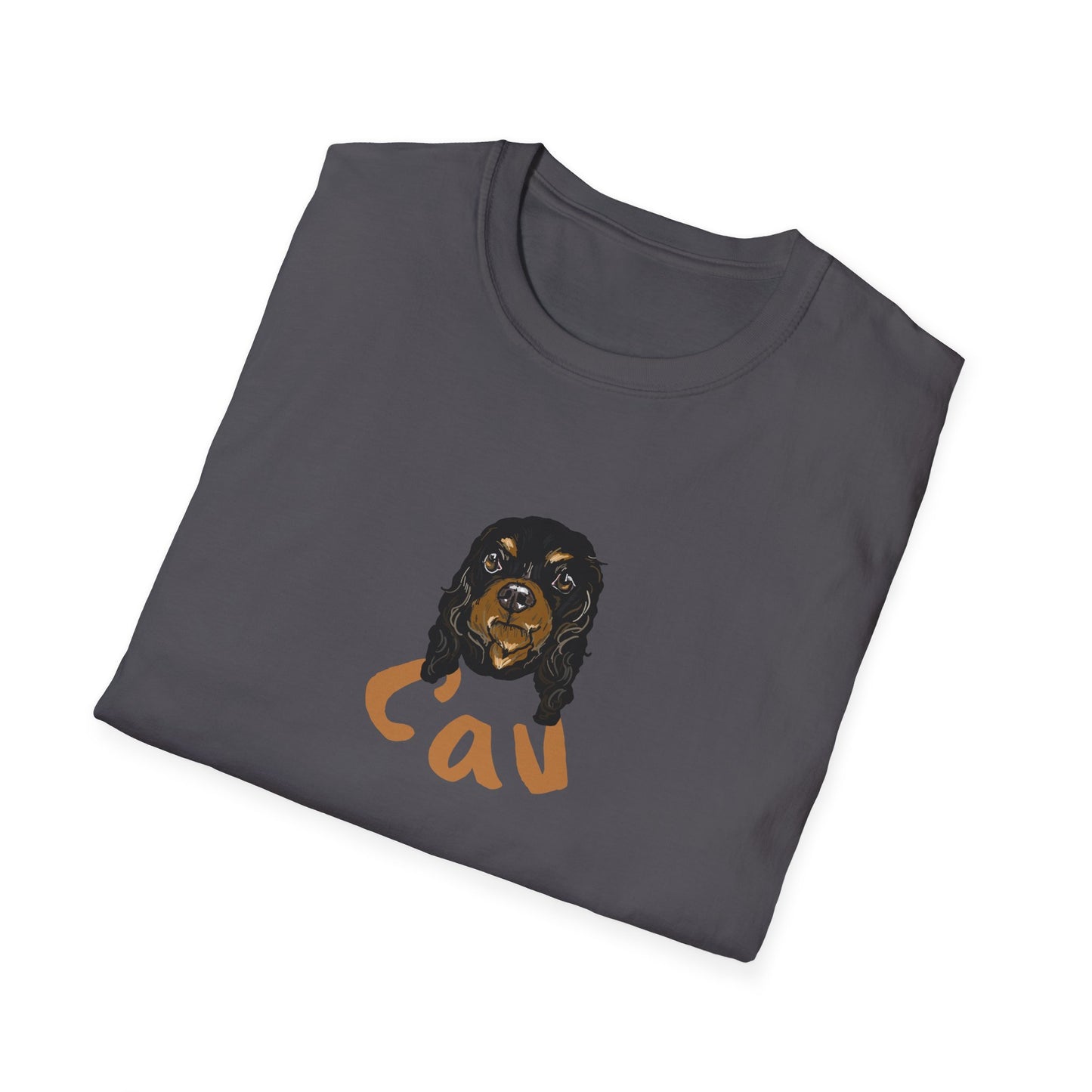 Cavalier font Pet T-Shirt | Dog art | LittleLinesdesigns