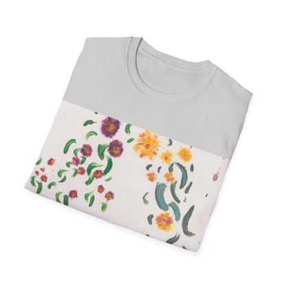 Hand painted "with the rocks" ocean T-Shirt | "Surrounds" Lanscape Floral collection | LittleLiinesdesigns