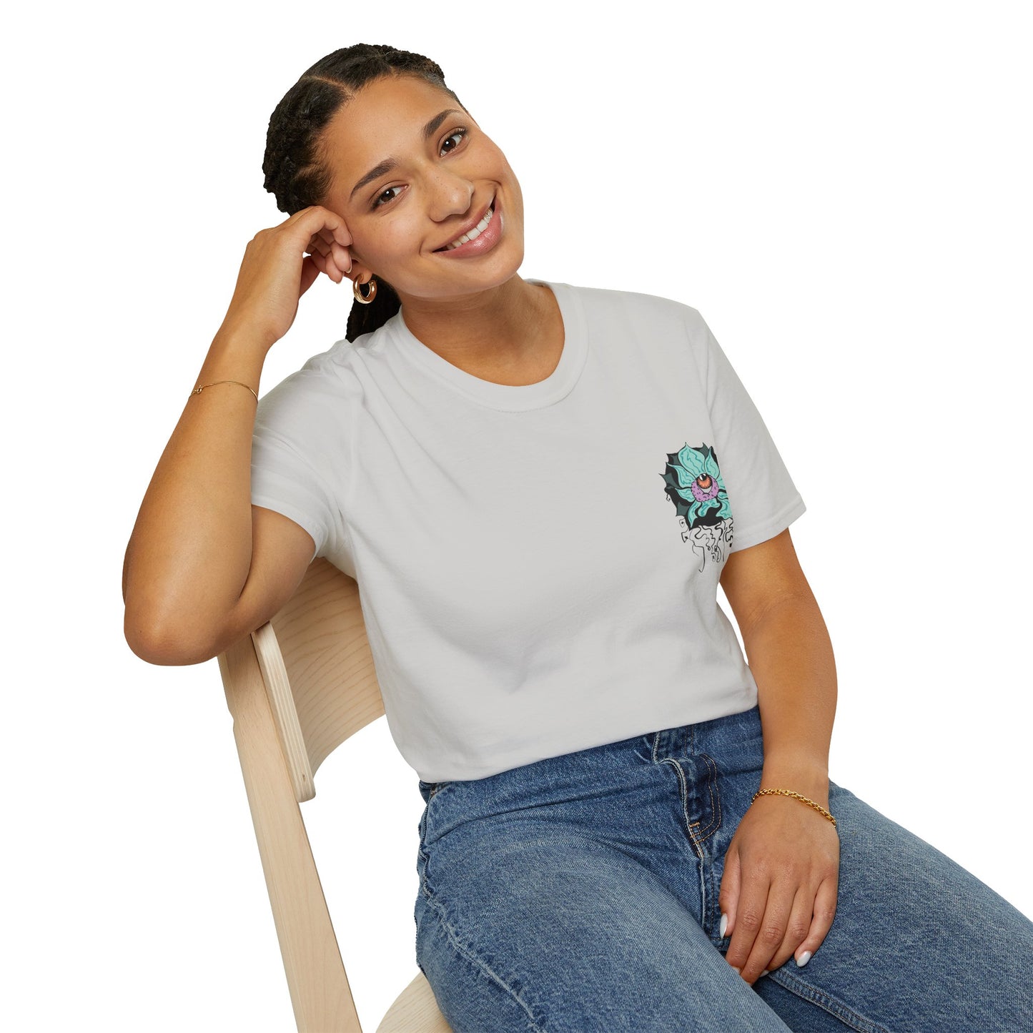 | LLd | Lotus Flower Graphic softstyle tee