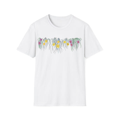 Hand drawn flower seagrasses T-shirt | "Surrounds" Floral Landscape collection | LittleLinesdesigns