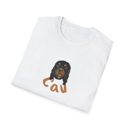 Cavalier font Pet T-Shirt | Dog art | LittleLinesdesigns