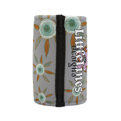 Blue Heeler Stubby Cooler | Budstub floral collection | LittleLinesdesigns