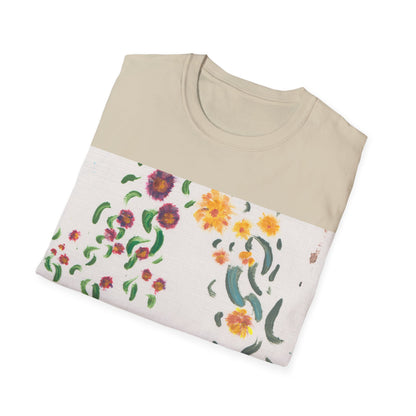 Hand painted "with the rocks" ocean T-Shirt | "Surrounds" Lanscape Floral collection | LittleLiinesdesigns