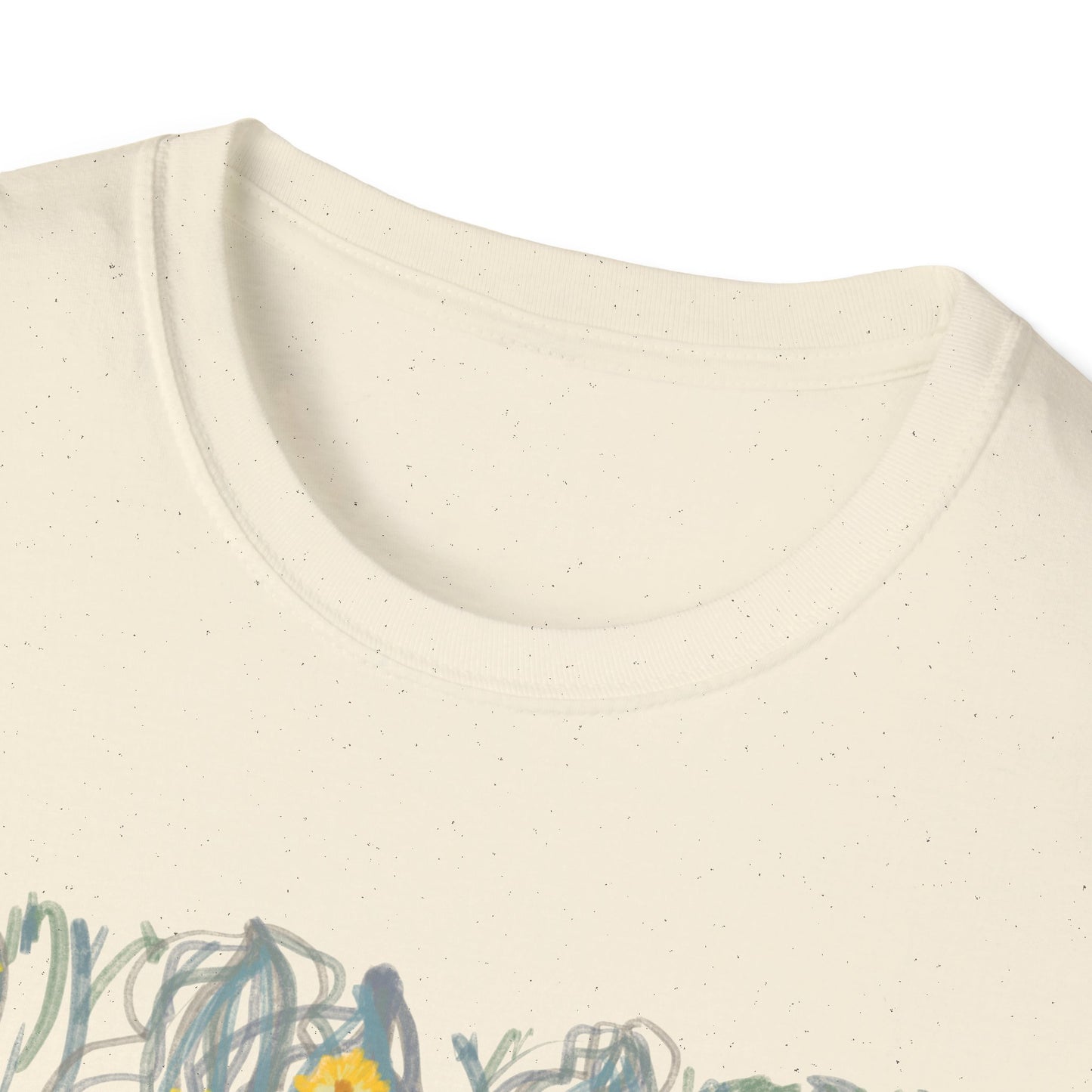 Hand drawn flower seagrasses T-shirt | "Surrounds" Floral Landscape collection | LittleLinesdesigns