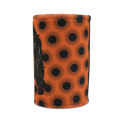 Cavalier Dog Stubby cooler | Budstubs Floral collection | LittleLinesdesigns