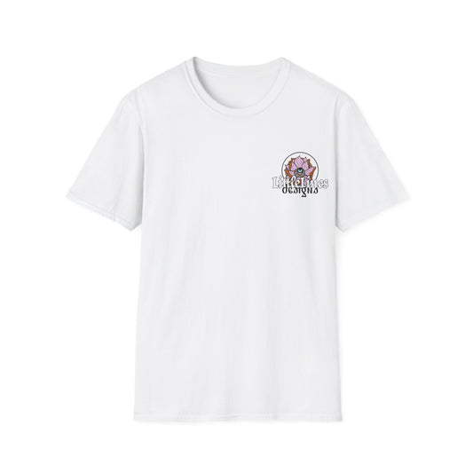 Artist wear T-shirt | Lotus Flower design | LittleLinesdesigns