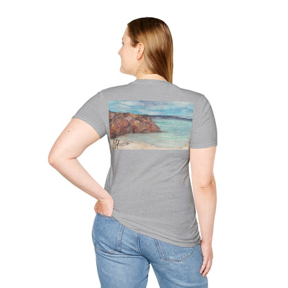 Ocean Lanscape "on the rocks" T-shirt | "Surrounds" Landscape collection | LittleLinesdesigns