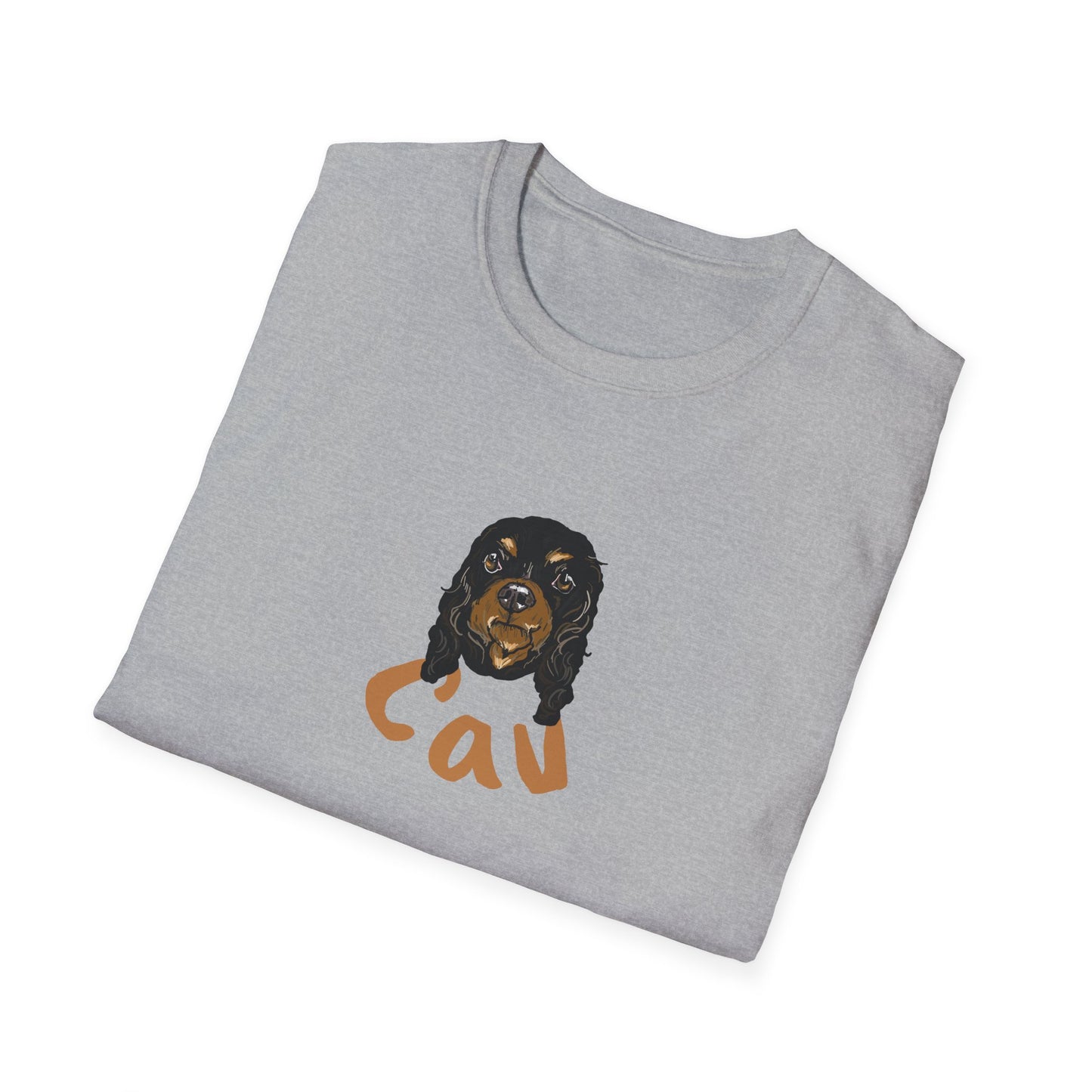 Cavalier font Pet T-Shirt | Dog art | LittleLinesdesigns
