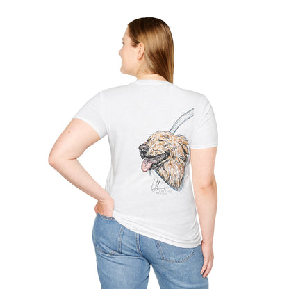 Happy Golden Retriever dog Window | Happy Window collection | LittleLinesdesigns