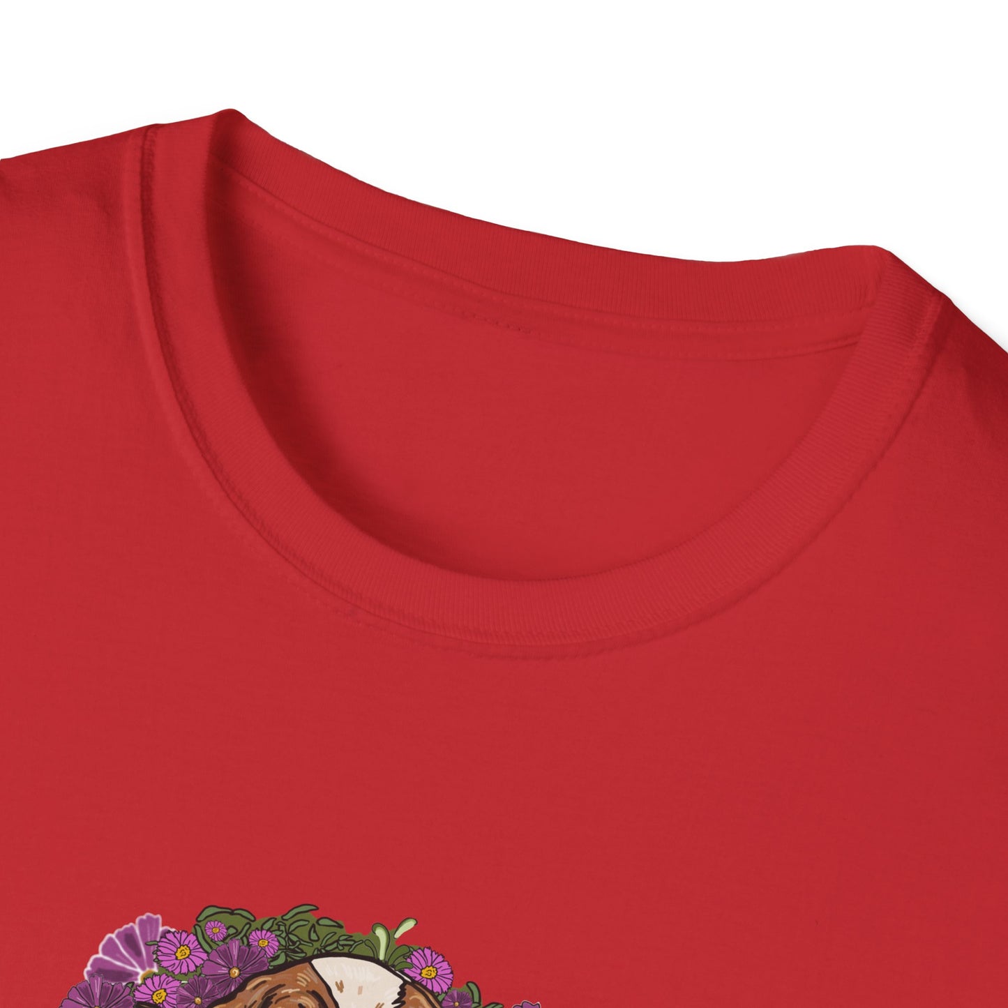 Cavalier Dog T-shirt | Floral Ocean Sea Grasses | LittleLinesdesigns