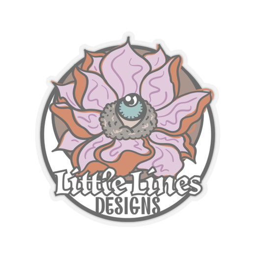 | LittleLinesdesigns | Lotus Flower Kiss-Cut Stickers