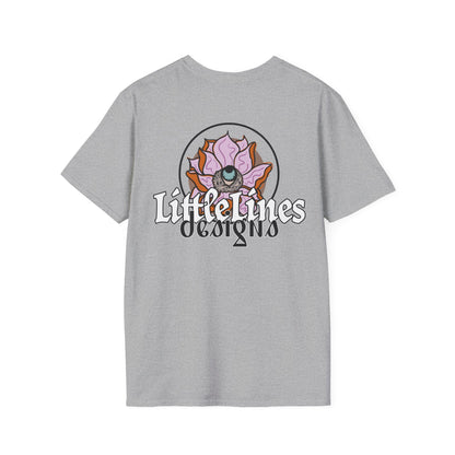 Artist wear T-shirt | Lotus Flower design | LittleLinesdesigns