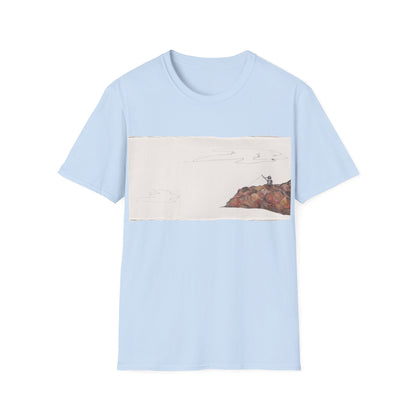 Ocean Lanscape "on the rocks" T-shirt | "Surrounds" Landscape collection | LittleLinesdesigns