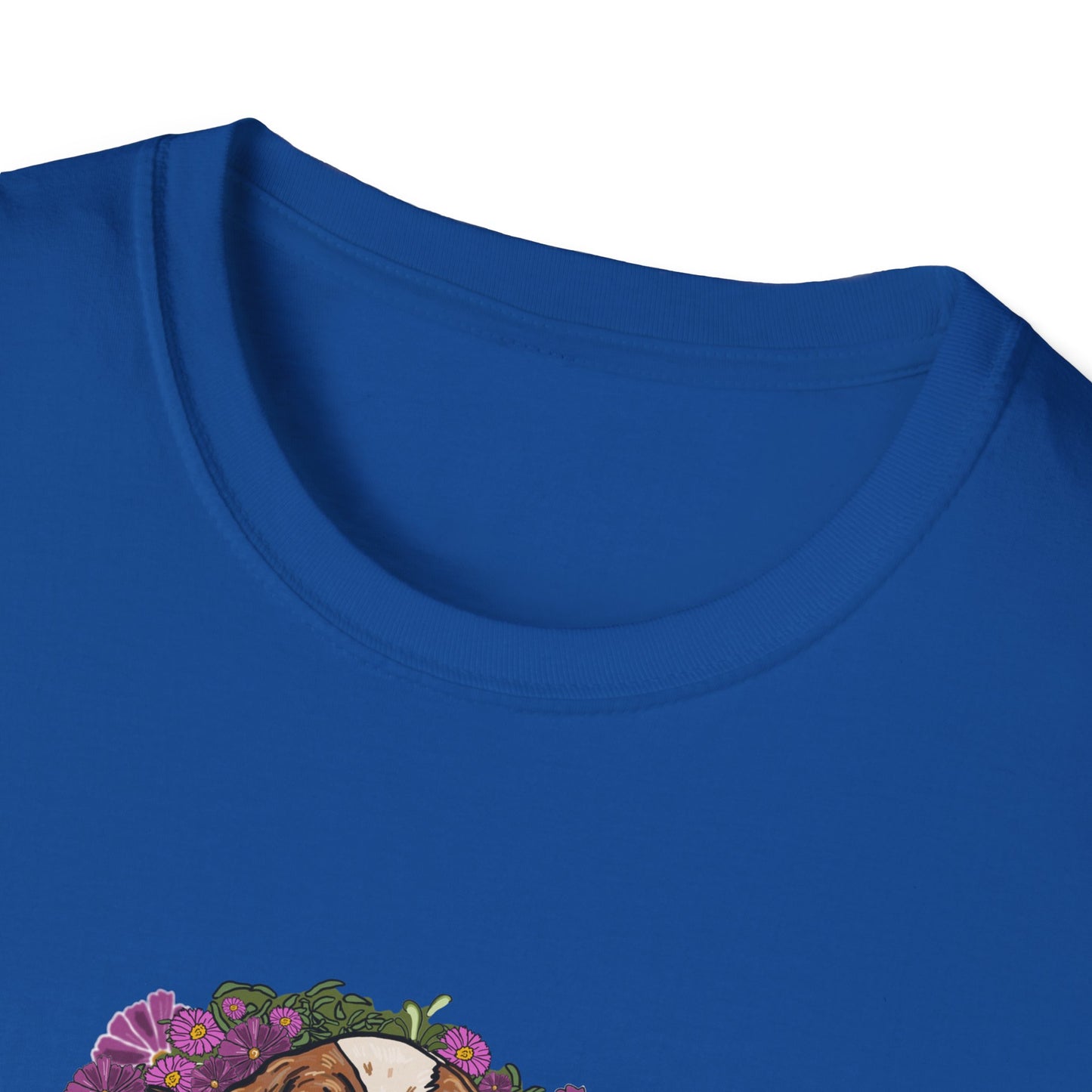 Cavalier Dog T-shirt | Floral Ocean Sea Grasses | LittleLinesdesigns