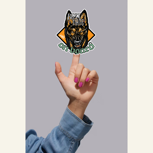 German Shephard dog sticker - Best Mate collection