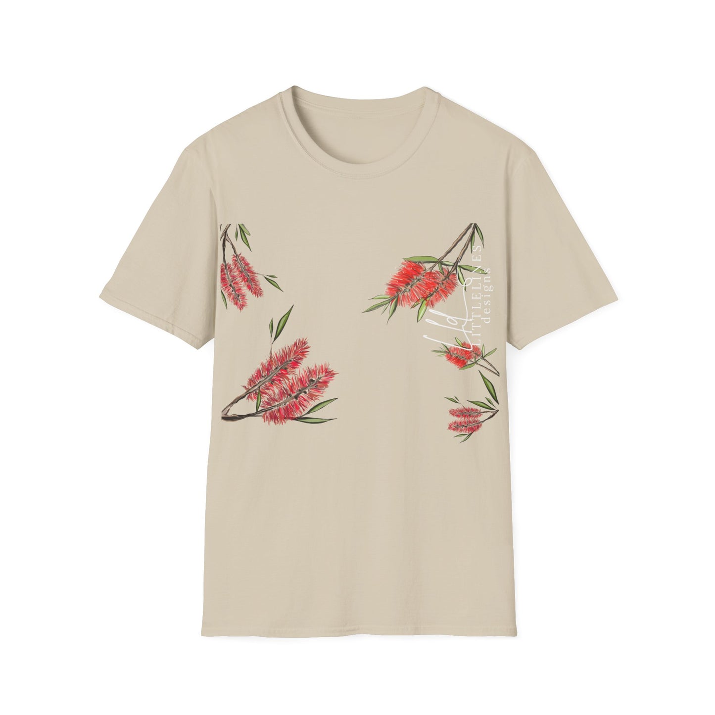 | Australian bottlebrush | "Surrounds" Floral Landscape collection | LittleLinesdesigns