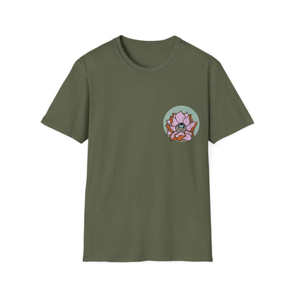 | LittleLinesdesigns | Lotus Flower Graphic softstyle tee