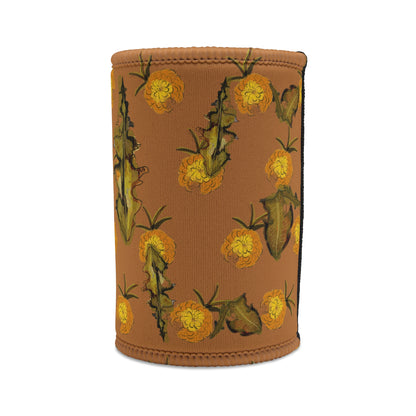 Dandelion Australian Flower Stubby Cooler | Budstub floral collection | LittleLinesdesigns