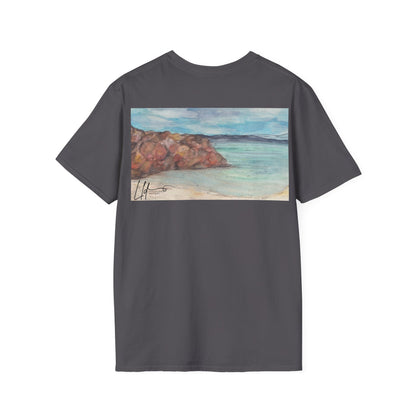 Ocean Lanscape "on the rocks" T-shirt | "Surrounds" Landscape collection | LittleLinesdesigns