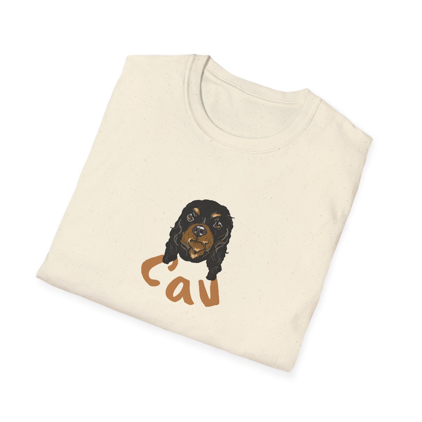 Cavalier font Pet T-Shirt | Dog art | LittleLinesdesigns