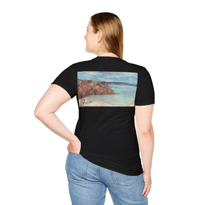 Ocean Lanscape "on the rocks" T-shirt | "Surrounds" Landscape collection | LittleLinesdesigns