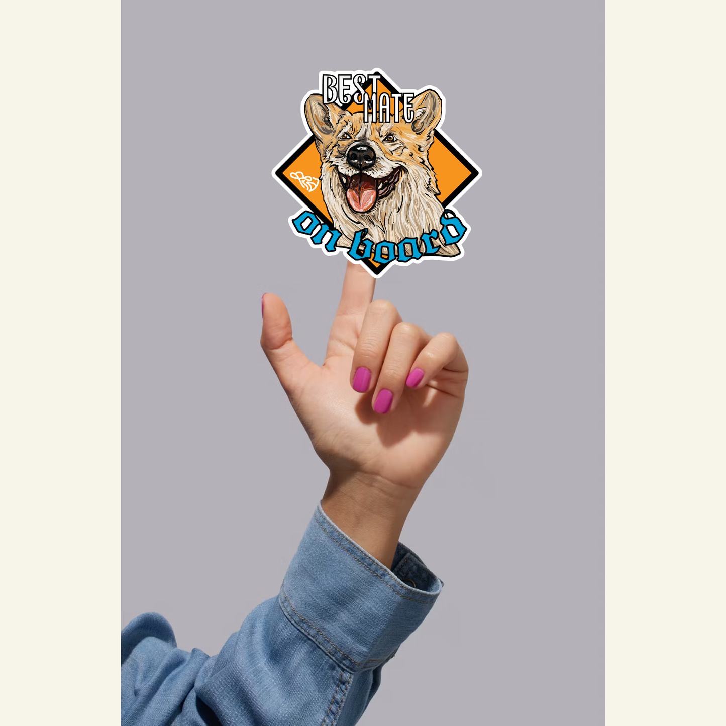 Corgi dog sticker - Best mate collection