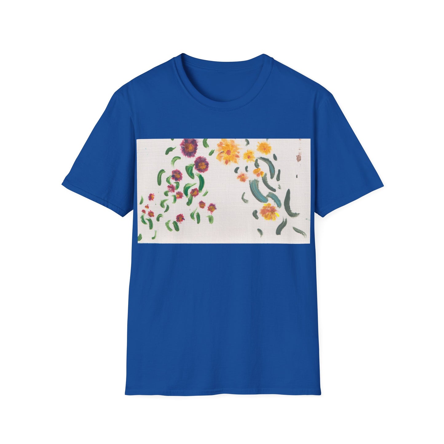 Hand painted "with the rocks" ocean T-Shirt | "Surrounds" Lanscape Floral collection | LittleLiinesdesigns