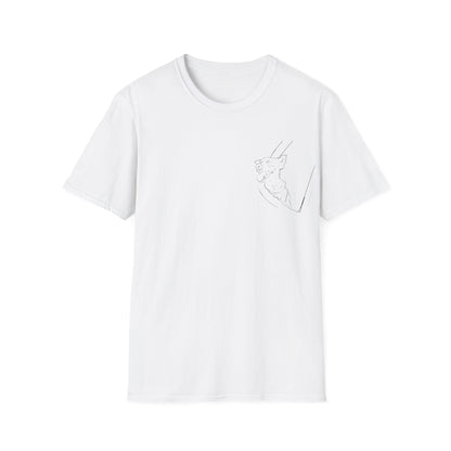 Happy Terrier dog T-shirt | Happy Dog Window collection | LittleLinesdesigns