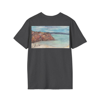 Ocean Lanscape "on the rocks" T-shirt | "Surrounds" Landscape collection | LittleLinesdesigns
