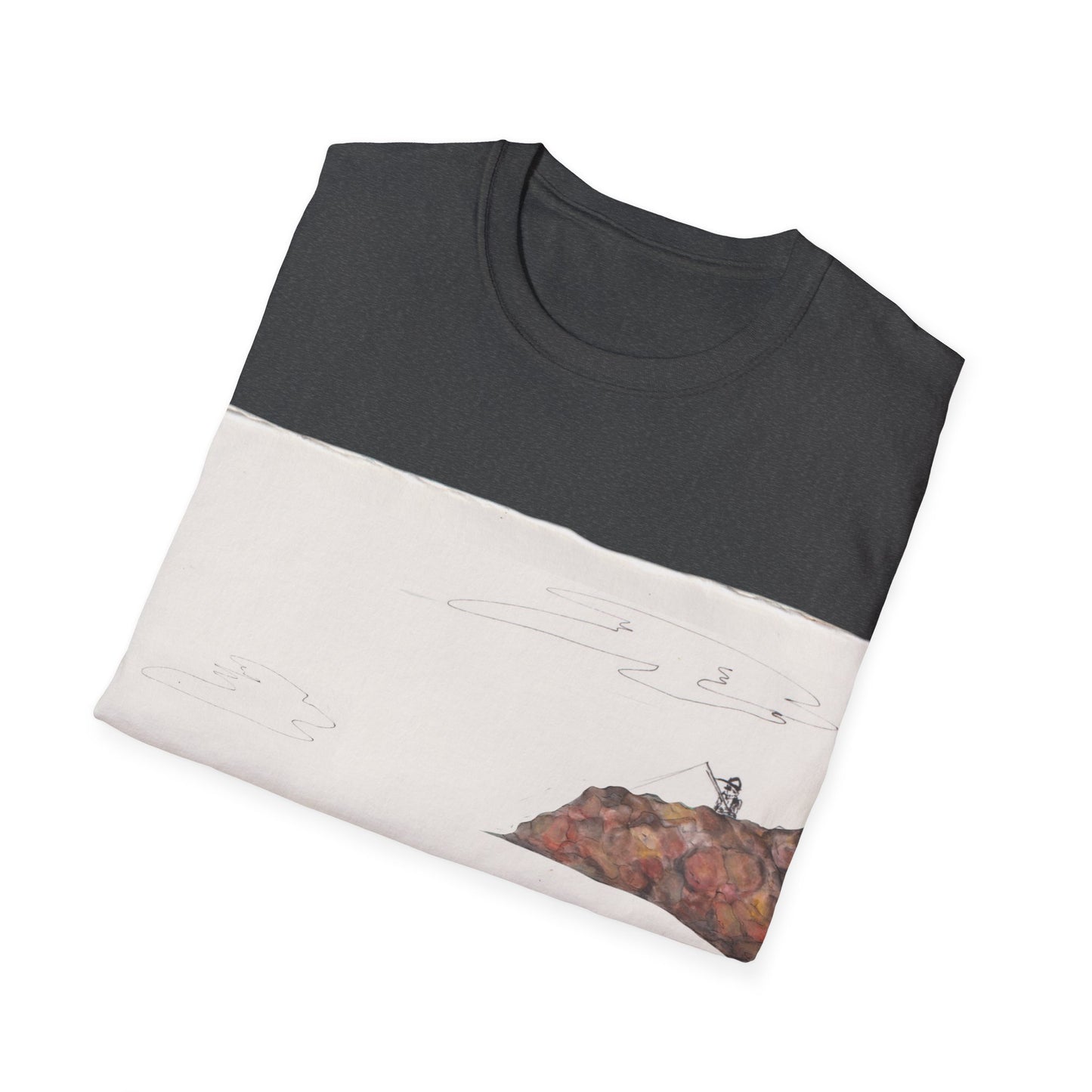 Ocean Lanscape "on the rocks" T-shirt | "Surrounds" Landscape collection | LittleLinesdesigns