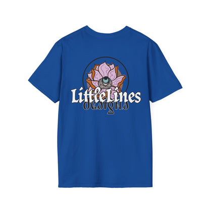 Artist wear T-shirt | Lotus Flower design | LittleLinesdesigns