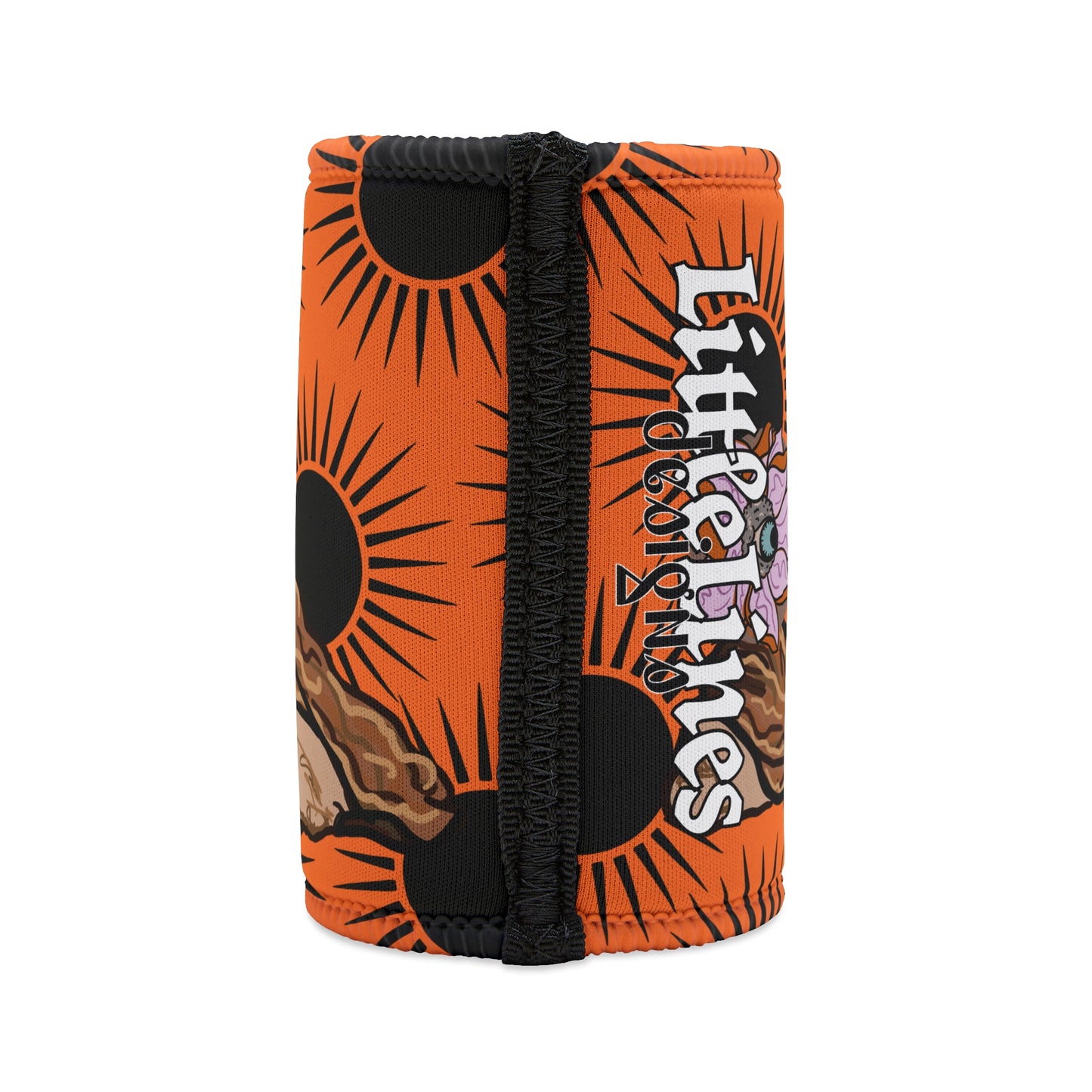 King Charles Cavalier Stubby cooler | Budstub floral collection | LittleLinesdesigns