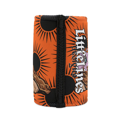 King Charles Cavalier Stubby cooler | Budstub floral collection | LittleLinesdesigns