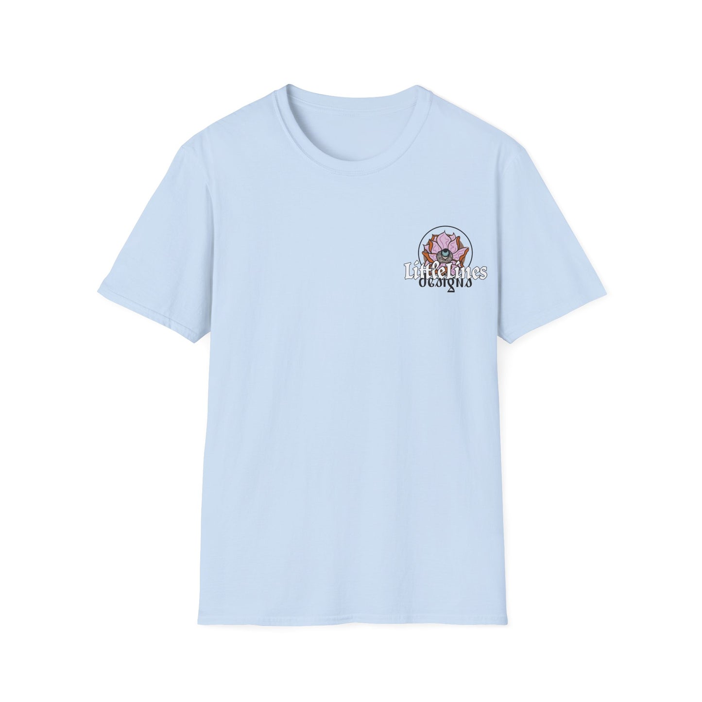 Artist wear T-shirt | Lotus Flower design | LittleLinesdesigns